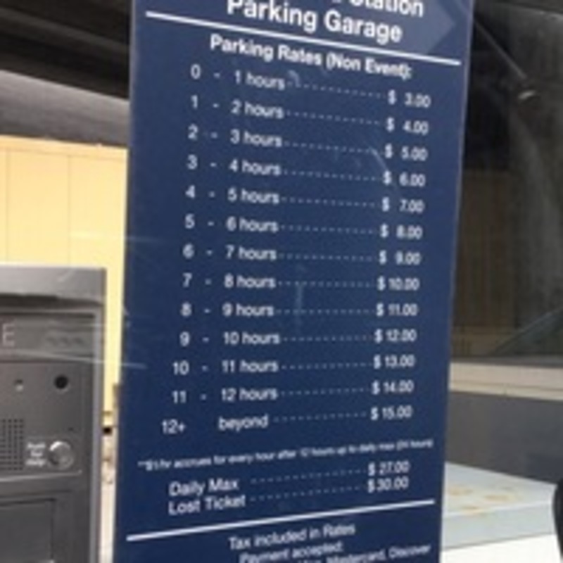 Street view of Target Field Station Ramp