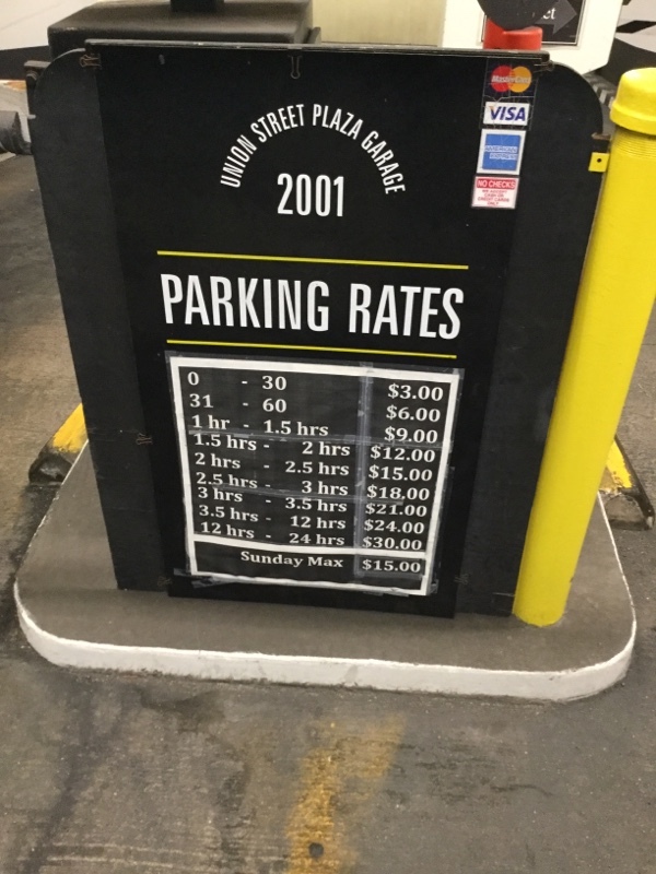Street view of Union Street Plaza Garage