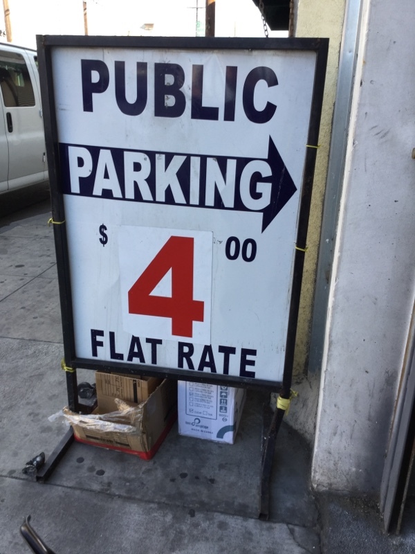 Street view of E Pico Blvd Parking Lot