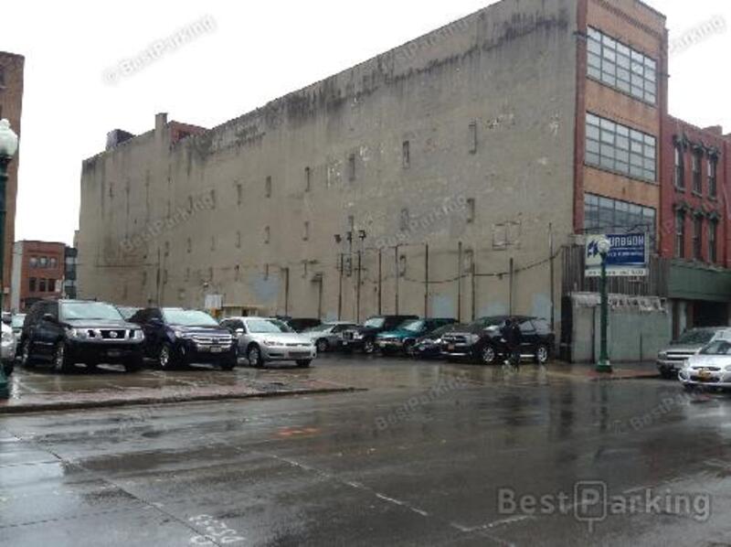 Street view of Fayette-Clinton Lot