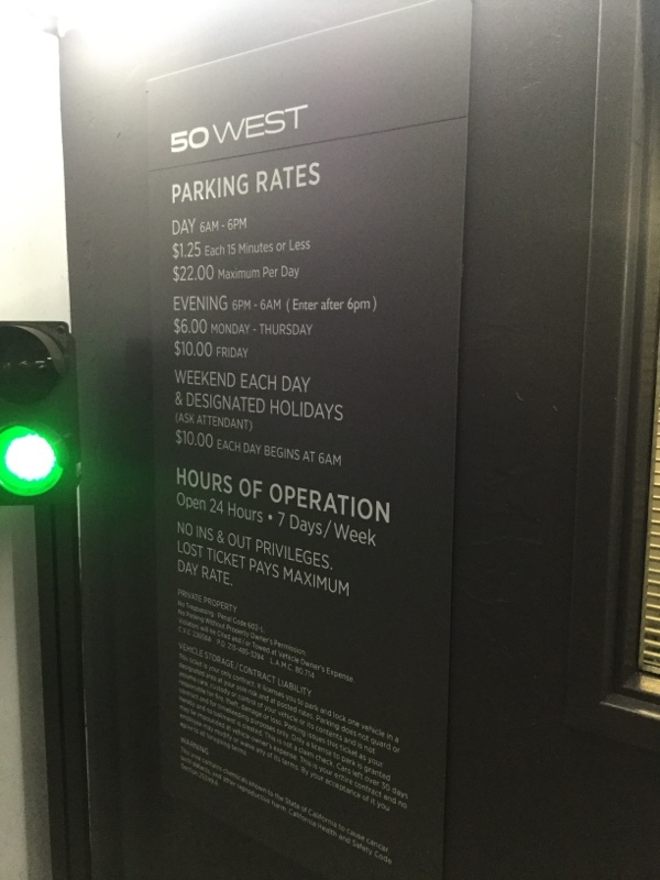 Street view of Fairmont Plaza Garage