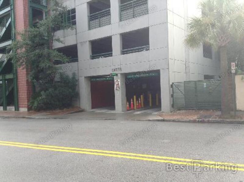 Street view of St. Philip Street Garage