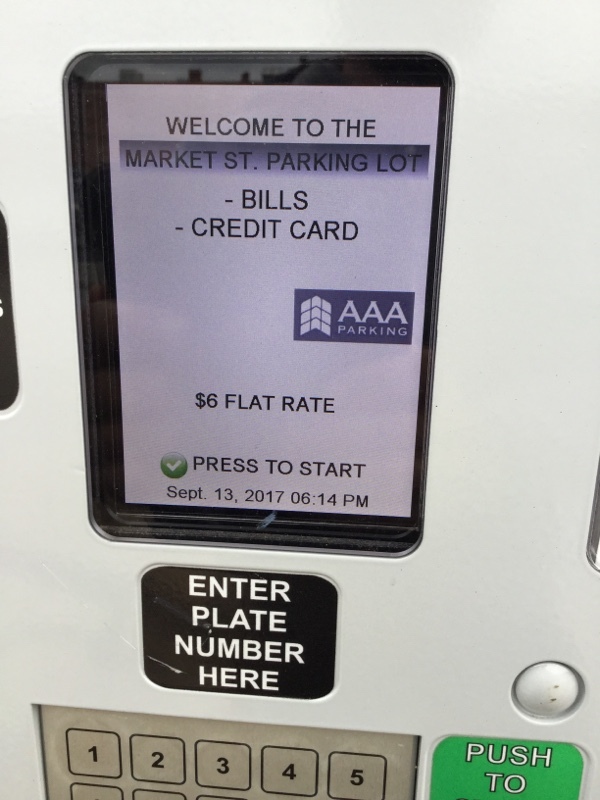 Street view of Market St Lot