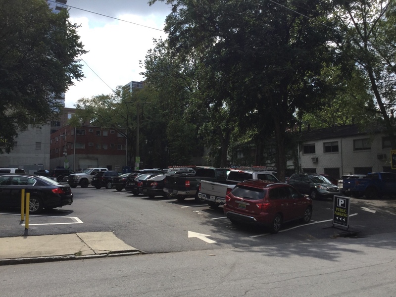 Street view of 13th St NE Parking Lot