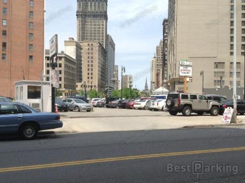 Street view of W Lafayette Blvd Parking Lot