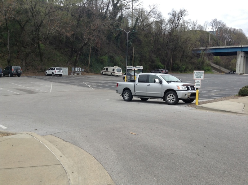 Street view of Riverfront Lot