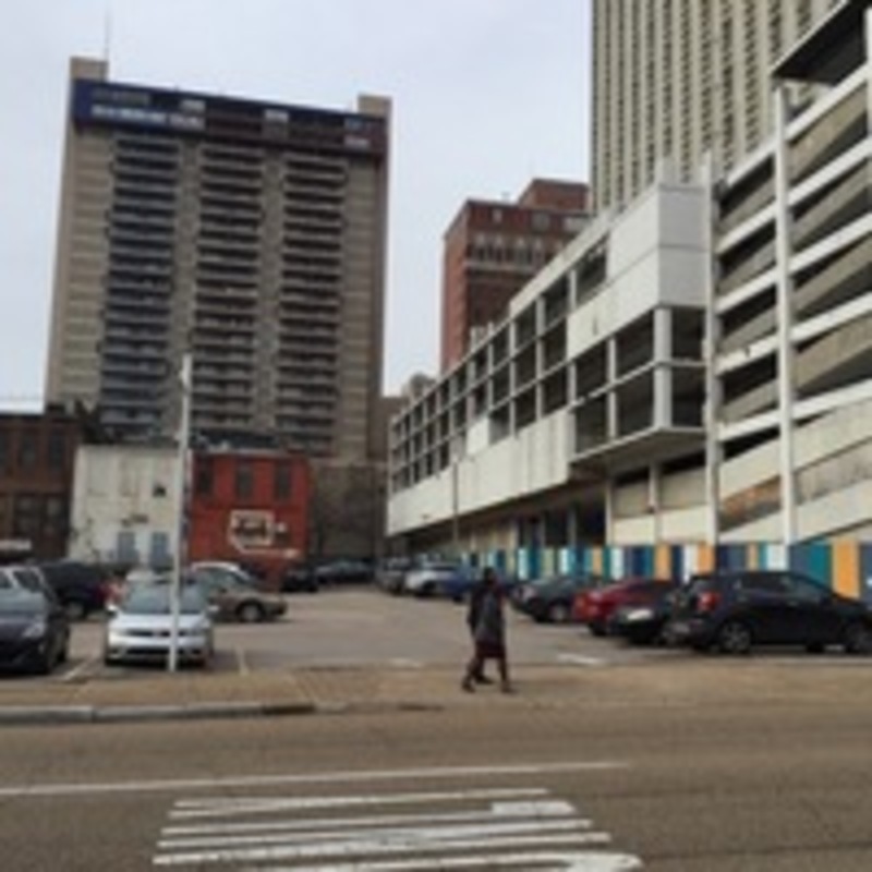 Street view of MetaBank Lot