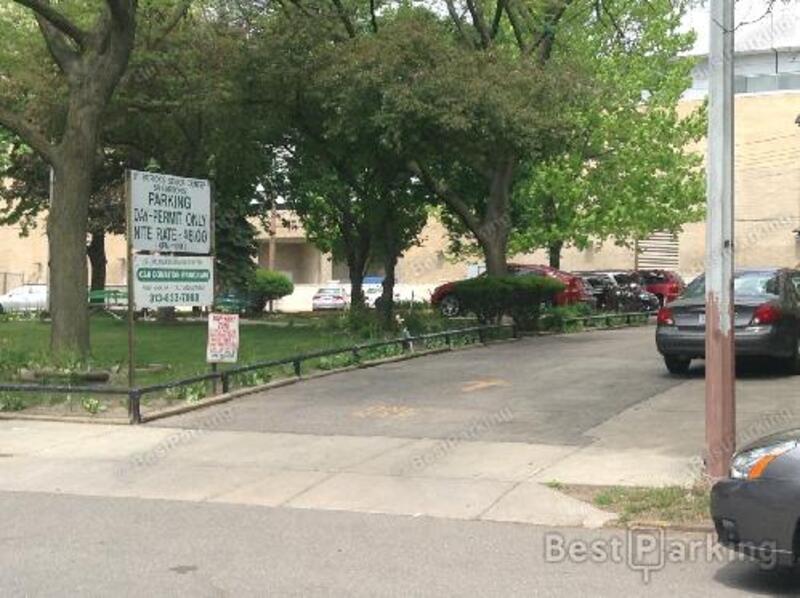 Street view of St. Patrick's Senior Center Lot