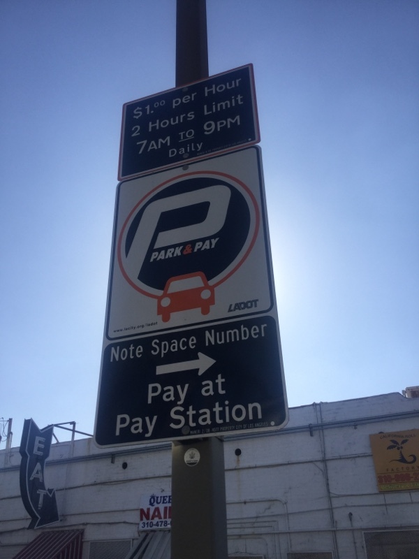 Street view of Barry & Santa Monica Parking Lot