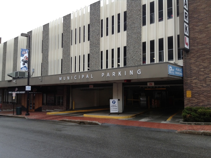 Street view of Spring St. Parking Garage