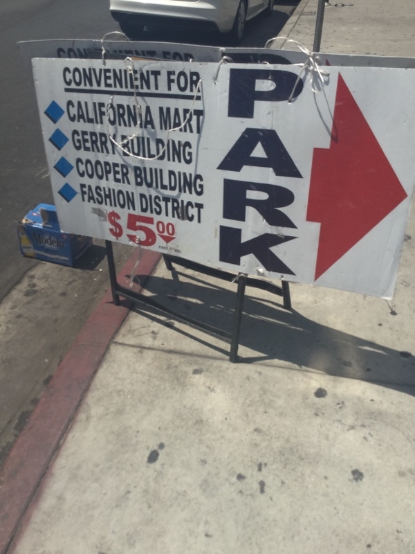 Street view of S Los Angeles St Parking Lot