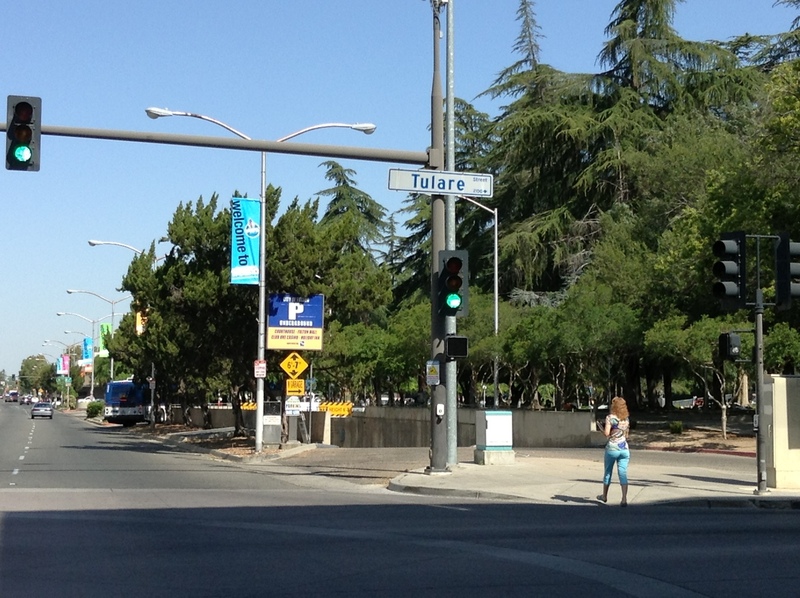 Street view of Underground Garage, Tulare & Van Ness Avenues