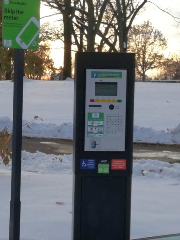 Street view of Minnehaha Godfrey North Pay Parking Lot