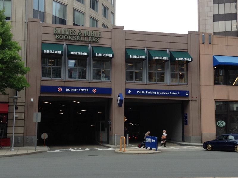 Street view of Prudential Center Garage