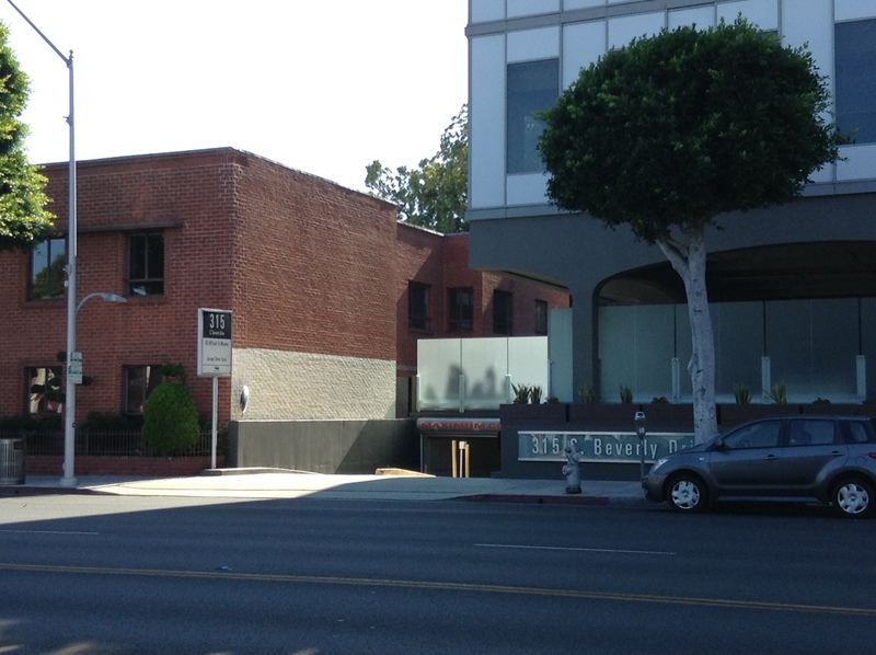 Street view of S Beverly Dr Parking Garage