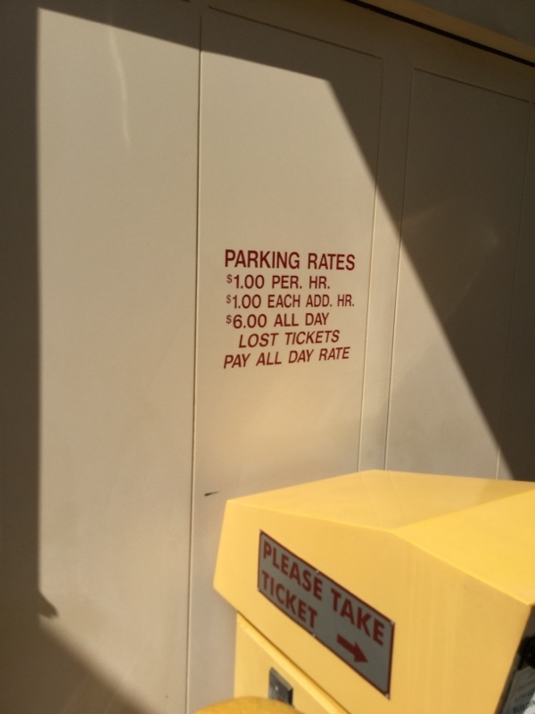 Street view of Donaghey Plaza Parking