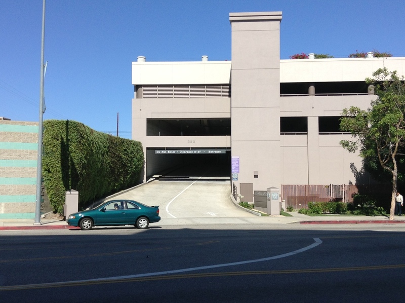 Street view of Burton Place Garage