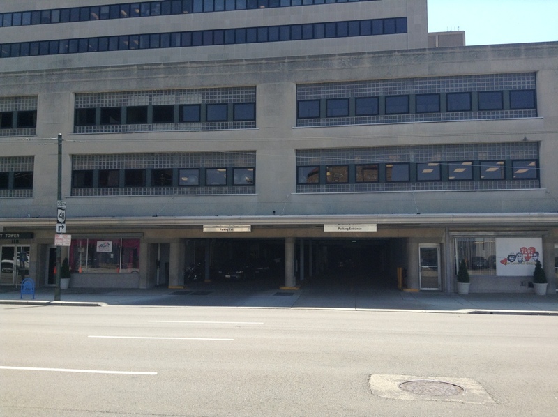 Street view of Talbott Tower Garage