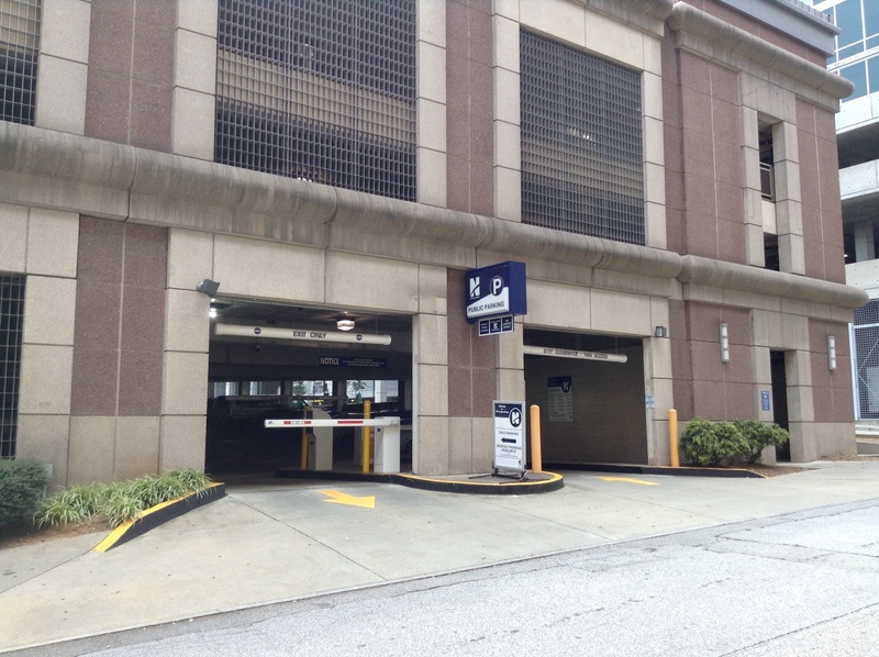 Street view of 930 Juniper Parking Garage