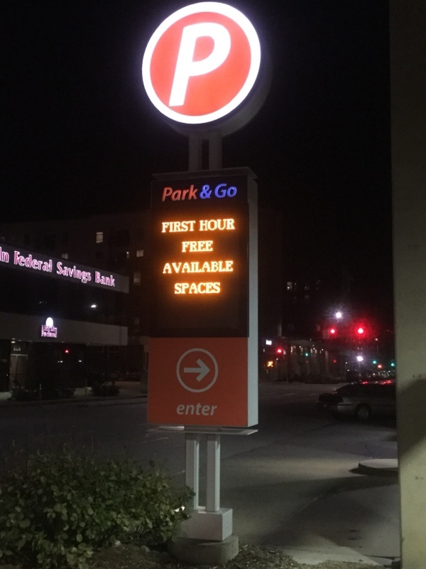 Street view of Center Park Garage