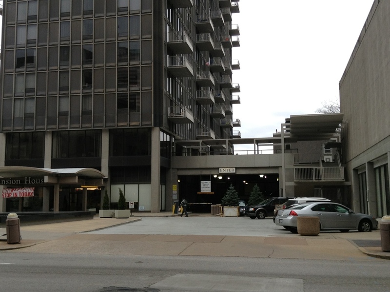 Street view of Mansion House Center Garage