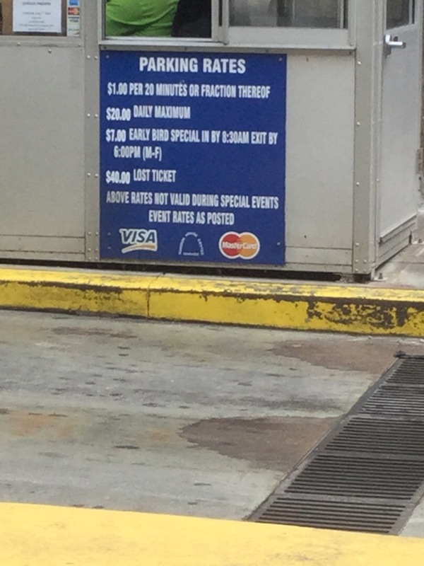 Street view of Mansion House Center Garage