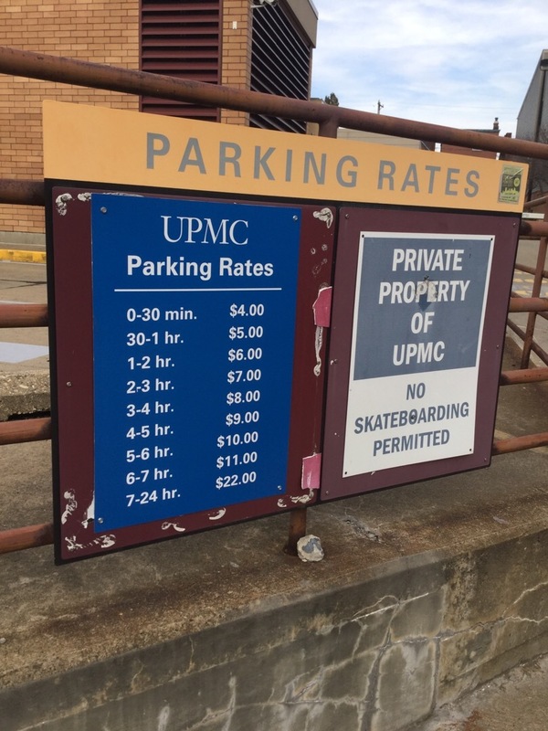 Street view of Forbes Tower Surface Lot