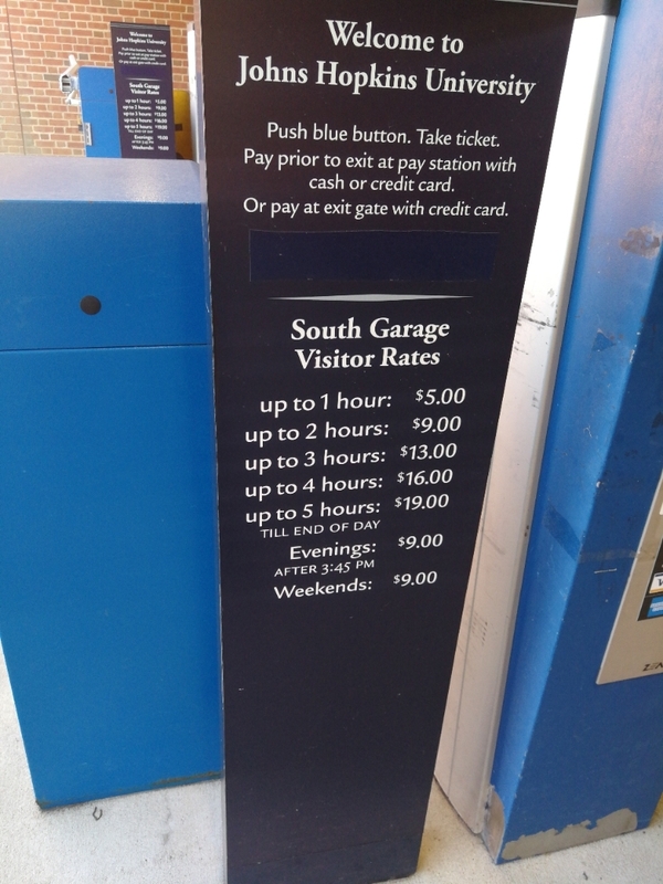 Street view of South Garage