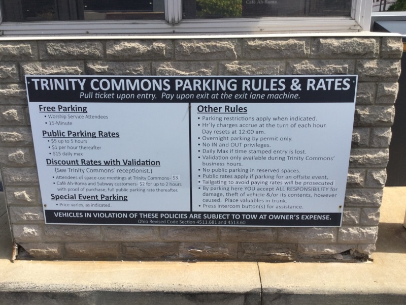 Street view of Trinity Commons