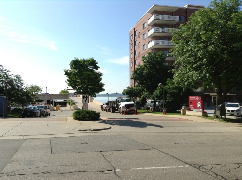 Street view of Monona Terrace Convention Center Garage