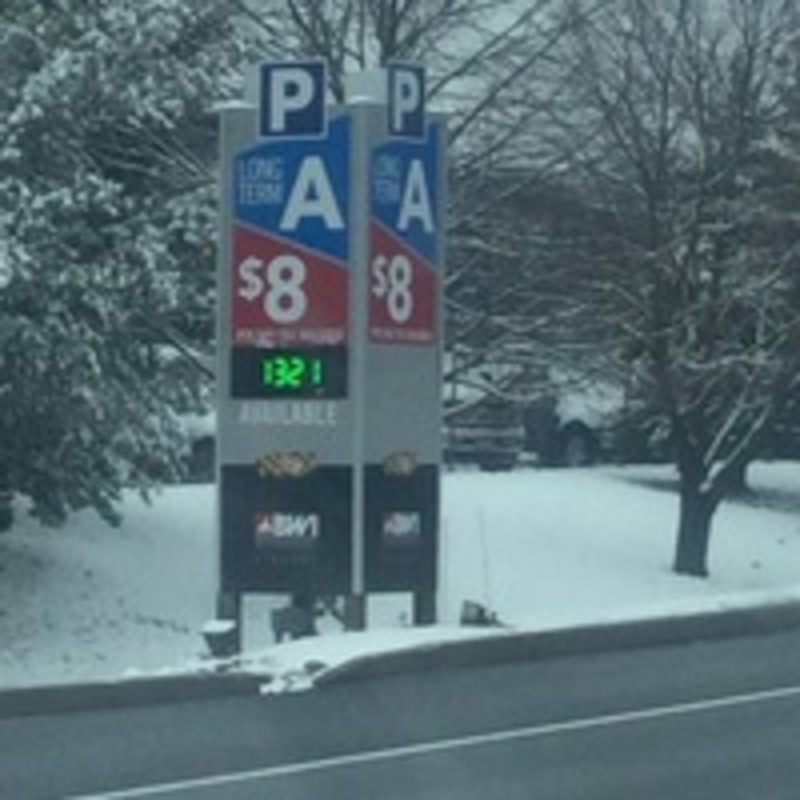 Street view of Long Term Parking A