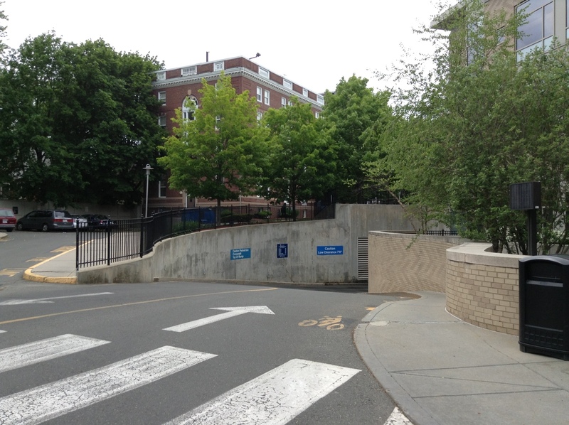 Street view of Cambridge Hospital Garage