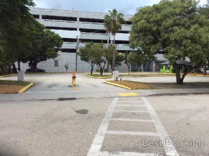 Street view of SE 1st Ave Parking Lot