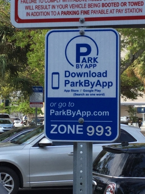 Street view of SE 1st Ave Parking Lot