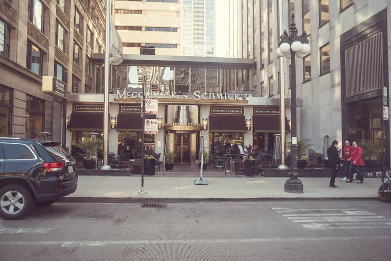 Street view of McCormick & Schmick's - Valet Kiosk