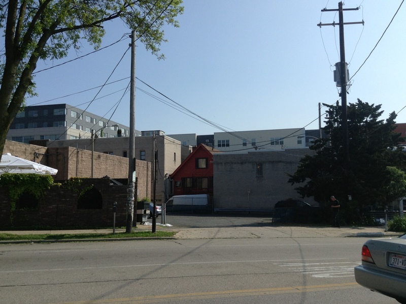 Street view of E North Ave Lot
