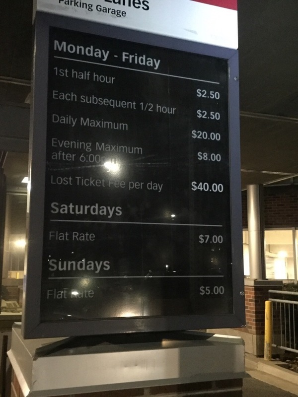 Street view of York Lanes Parking Garage