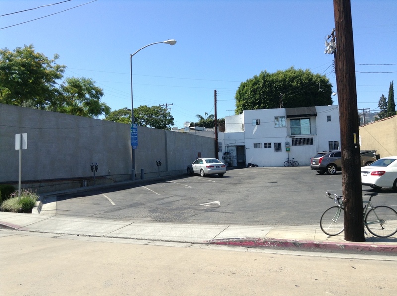 Street view of Melrose Lot