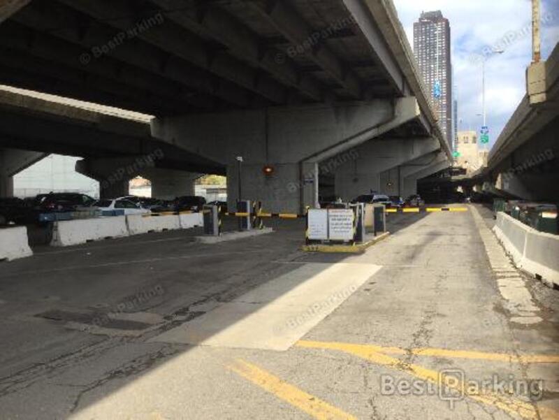 Street view of DuSable Harbor Parking