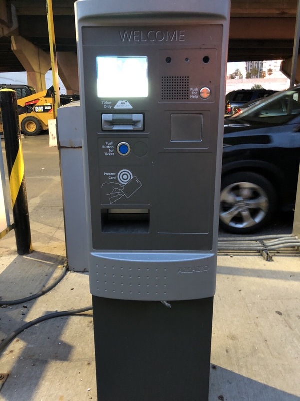 Street view of DuSable Harbor Parking