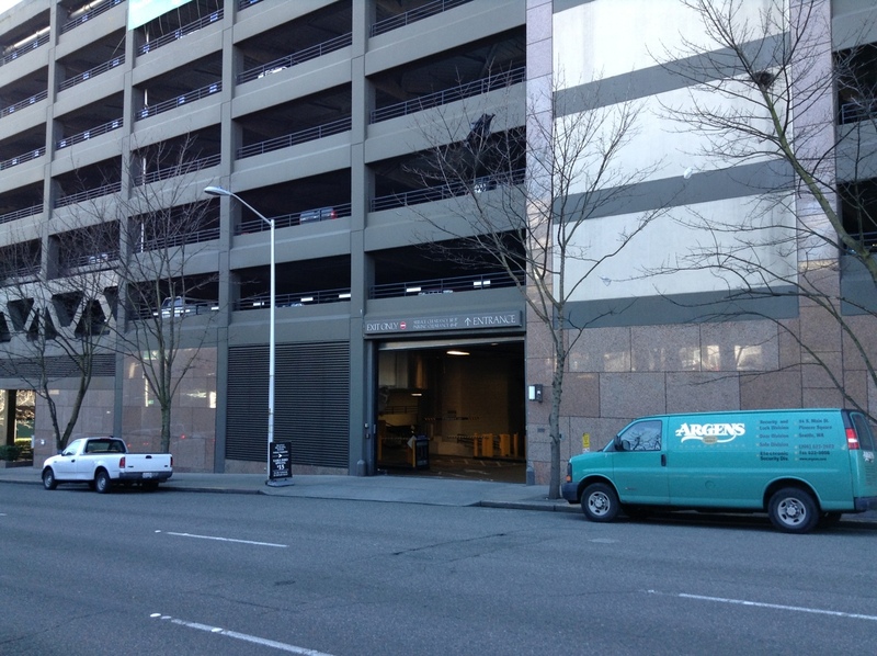 Street view of Seattle Municipal Tower