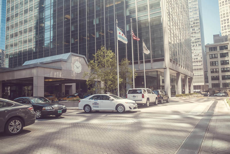 Street view of Westin Chicago River North - Valet Kiosk