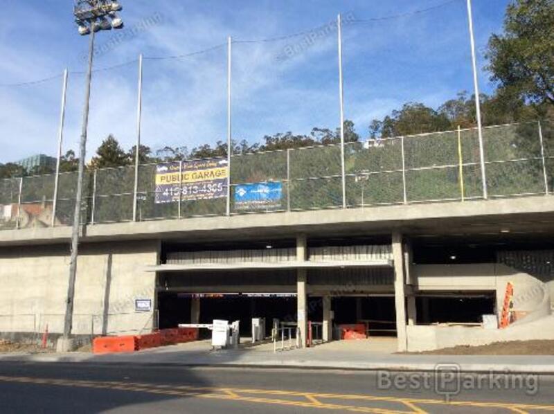 Street view of Stadium Parking Garage - Lot #386
