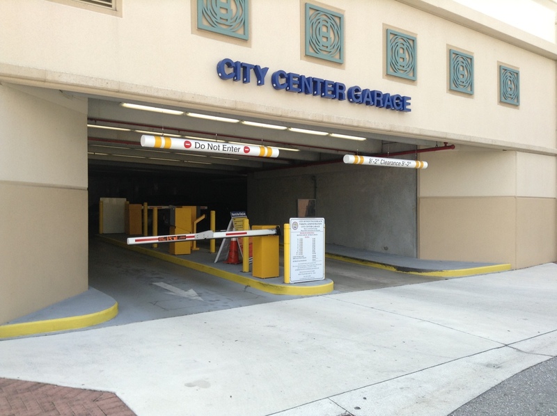 Street view of City Center Garage