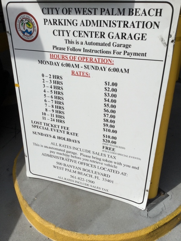 Street view of City Center Garage