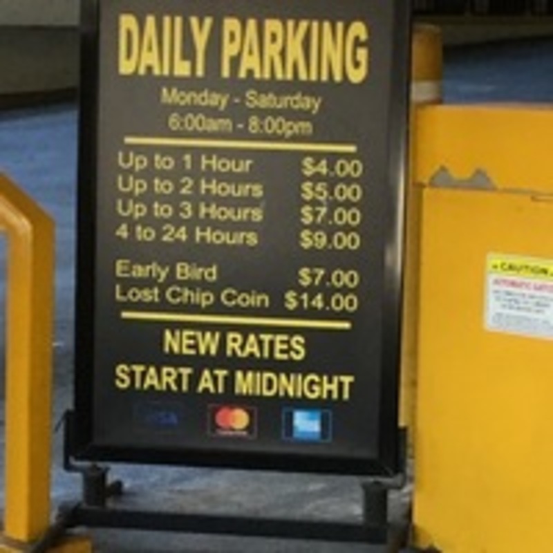 Street view of Market Center Garage