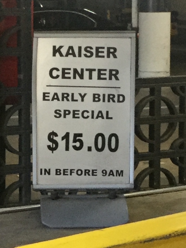 Street view of Kaiser Center Garage - Lot #428