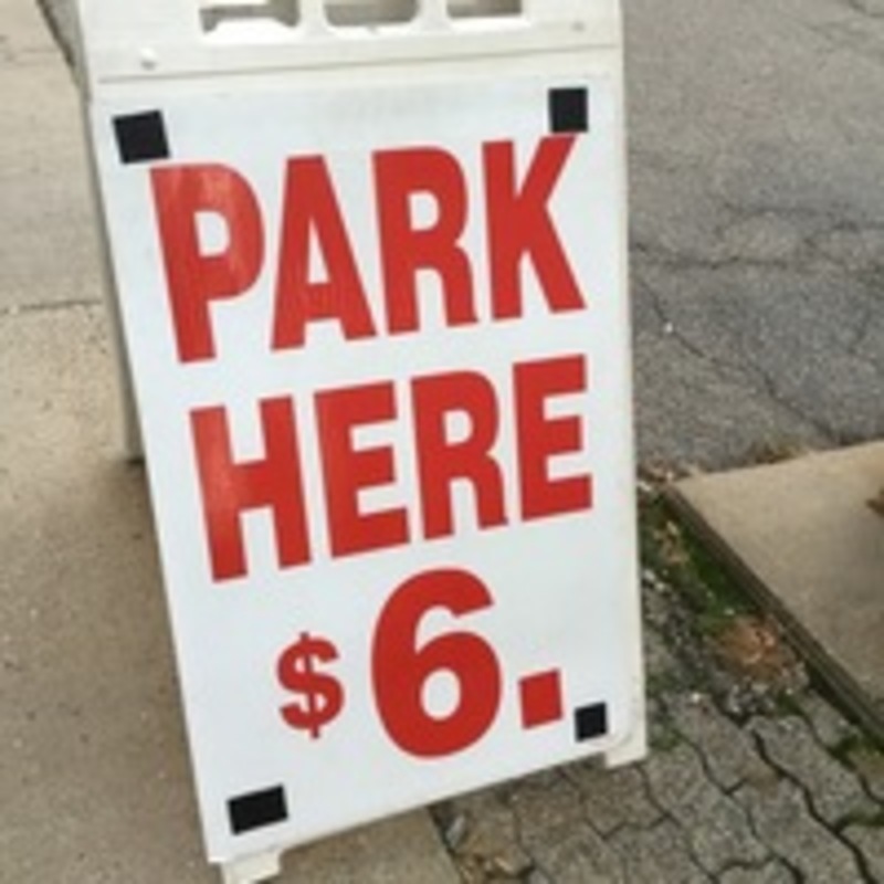 Street view of 3rd Ave/ Grant St Parking Lot