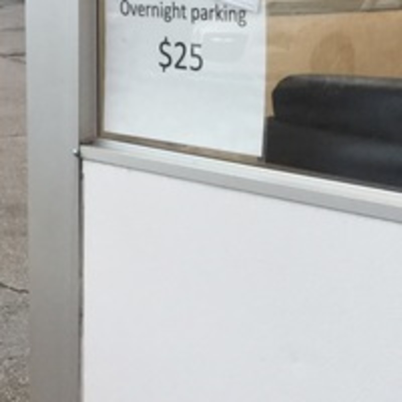 Street view of 3rd Ave/ Grant St Parking Lot