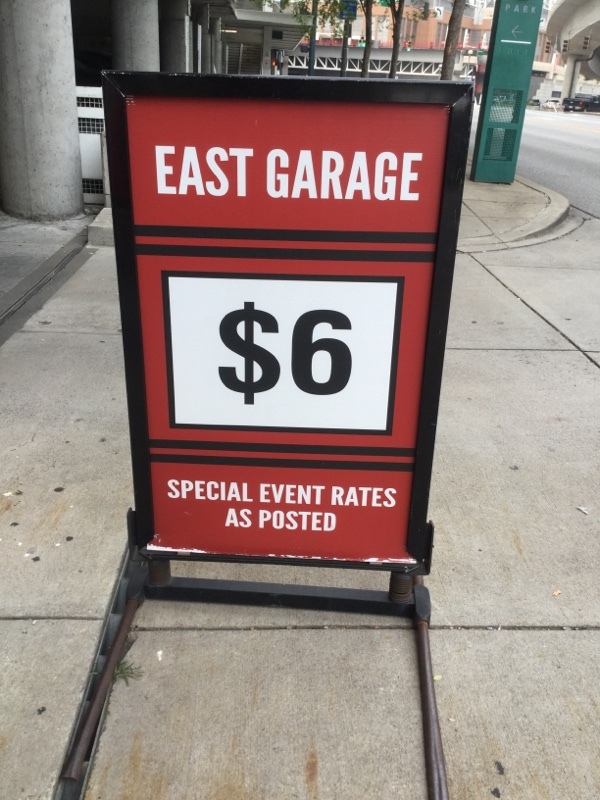 Street view of East Garage